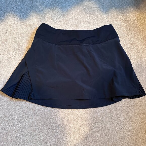 Lululemon Play Off The Pleats Skirt *13" True Navy Regular Size 2 - Picture 2 of 7